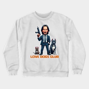 LOVE DOG (Gun) CLUB Crewneck Sweatshirt